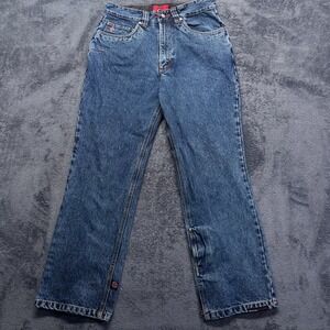 Independent Truck Company Skate Jeans Size 32x29 Acid Wash Baggy Wide Leg Denim